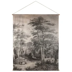 Toile pinacée gris 120x150cm