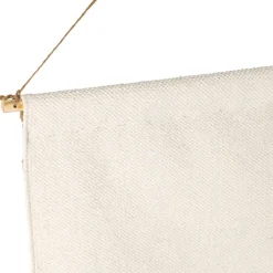 Toile tufté en coton ecru 125x140cm - Organic