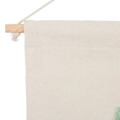 Toile tuftée en coton multicolore 60x50cm - Amour