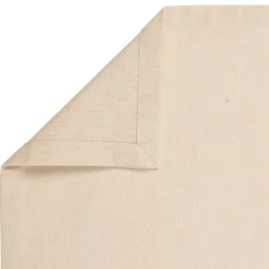 Torchon en coton ecru avec broderie 50x70cm - Adelie