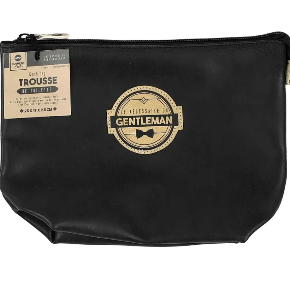 Trousse de toilette pour homme noir 17x24cm