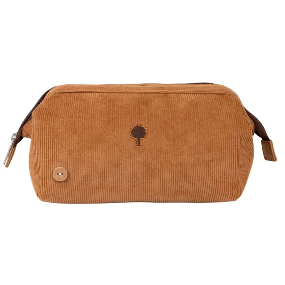 Trousse de toilette vegan camel