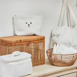 Trousse en sherpa blanc - Songes