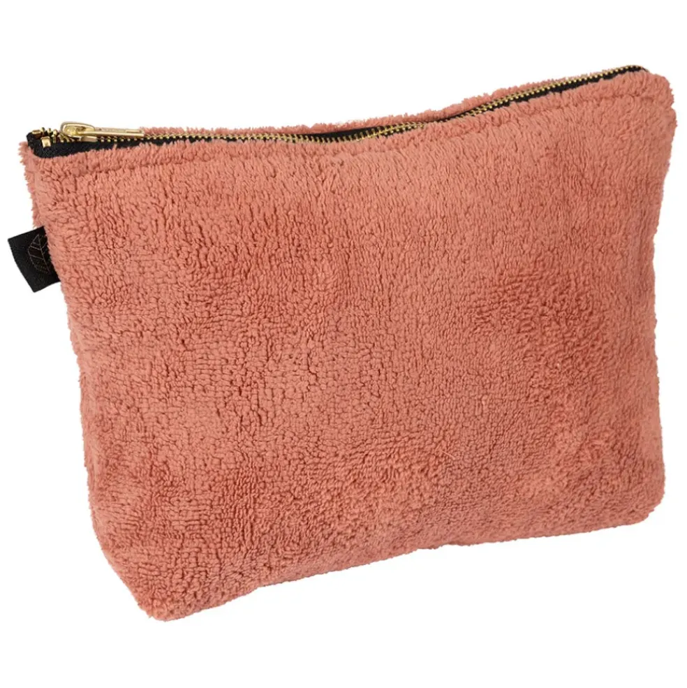 Trousse en velours bois de rose - St Tropez