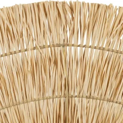 Tête de lit demi-cercle en feuille de palmier 160x80cm - flora gipsy