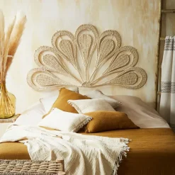 Tête de lit en corde naturel