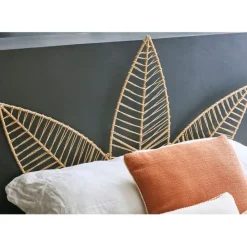 Tête de lit rétractable en corde naturel 175x90cm