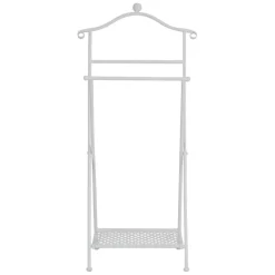 Valet pliant en fer blanc h98cm - charmet