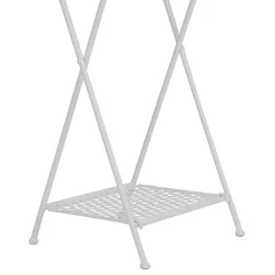 Valet pliant en fer blanc h98cm - charmet