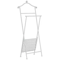 Valet pliant en fer blanc h98cm - charmet