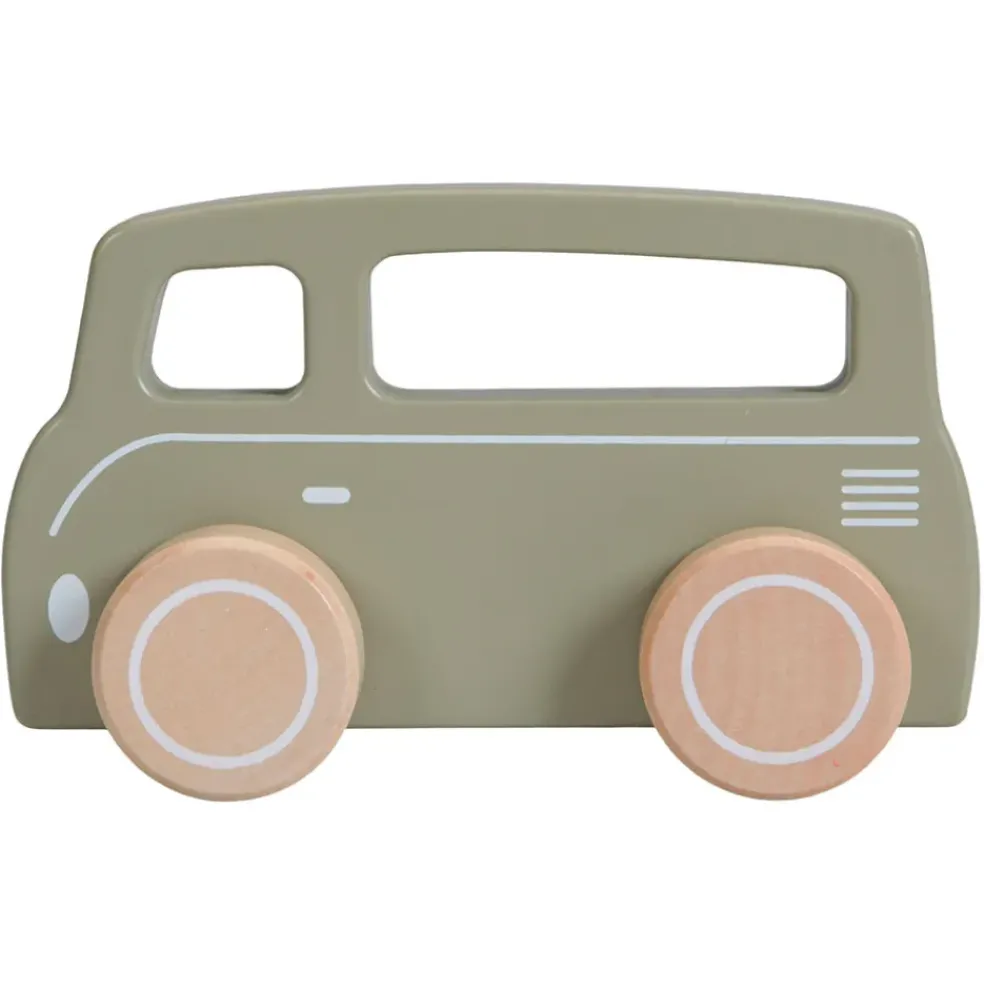 Van en bois olive