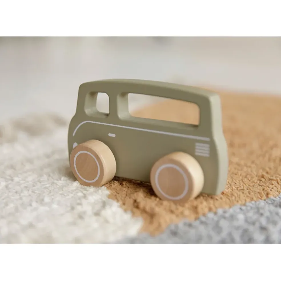 Van en bois olive