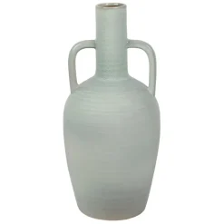 Vase amphore en grès blanc cassé h54cm - Mijas