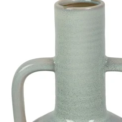Vase amphore en grès blanc cassé h54cm - Mijas
