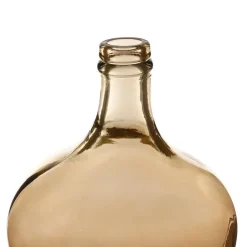 Vase dame jeanne comete nude d18xh30cm verre recyclé