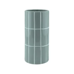 Vase en céramique bleu h23cm