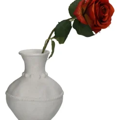 Vase en dolomite blanc h20.7cm