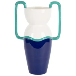 Vase en dolomite indigo h33cm - Greeka