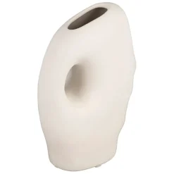 Vase en grès ecru 16x8xh23cm - Organic