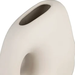 Vase en grès ecru 16x8xh23cm - Organic