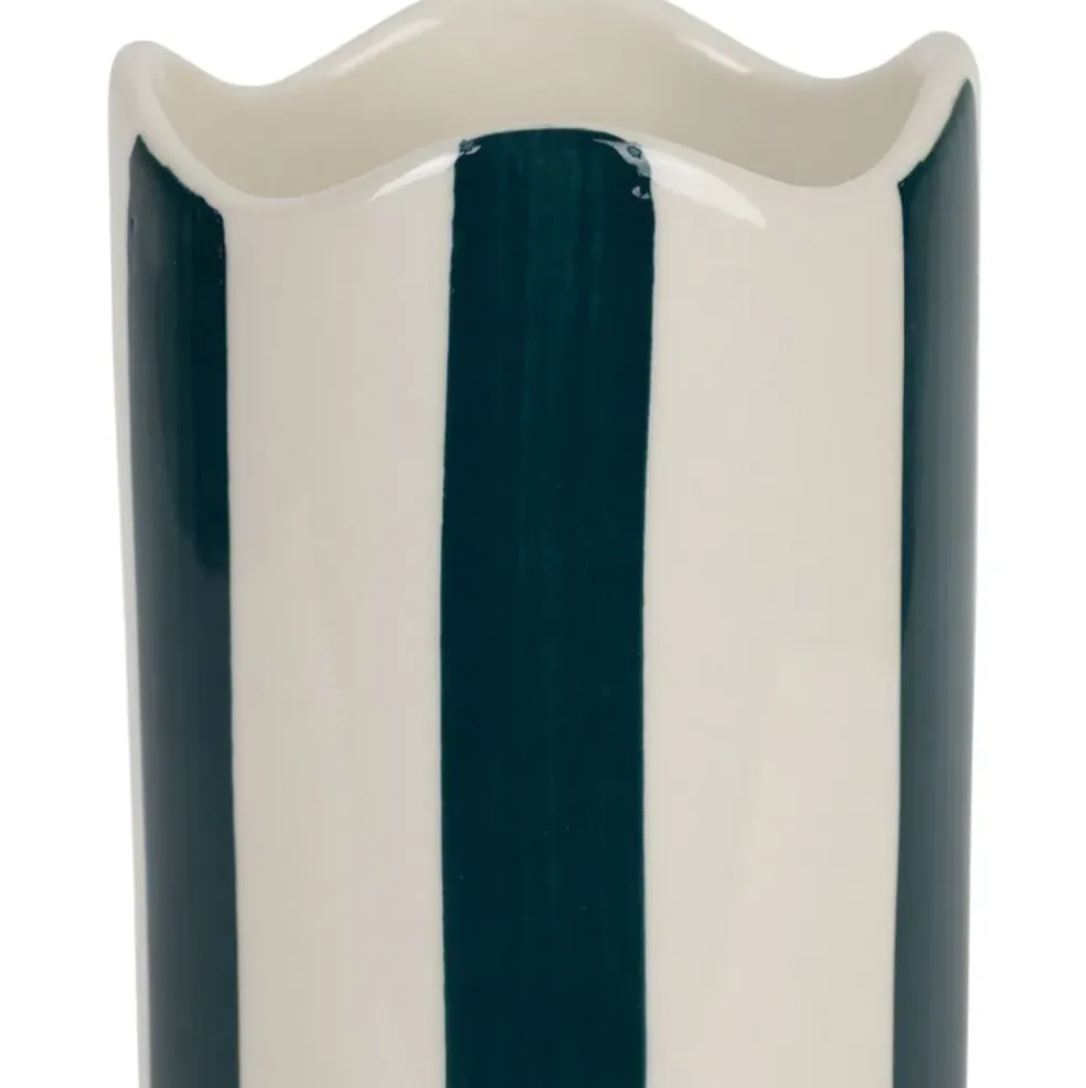 Vase en grès émeraude h23.5cm - Artist