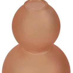 Vase en verre borosiclic terracotta d8.5cm - Funny