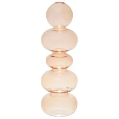 Vase en verre borosiclic terracotta d8.5cm - Funny