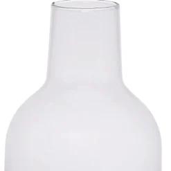 Vase en verre et rotin naturel h35cm - Fantine