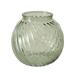 Vase en verre émeraude h14cm - Valea
