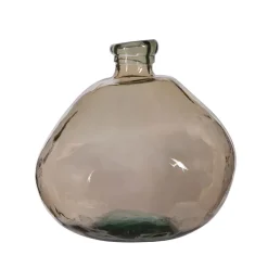Vase en verre recyclé sable d20xh23cm - Simplicity