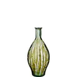 Vase en verre recyclé vert h60cm - Palermo