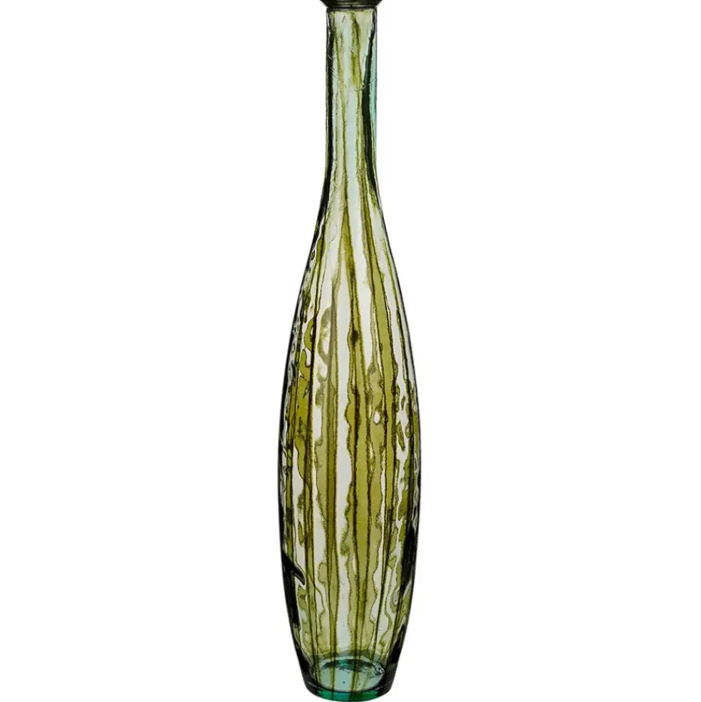 Vase en verre recycle vert h100cm - Palermo