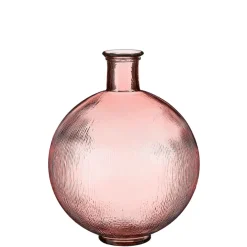 Vase en verre rose d34xh42cm - Firenza