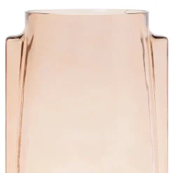 Vase en verre terracotta d17cm - Funny