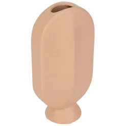 Vase face peche en grès