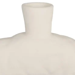 Vase organique en grès beige h25cm - Greeka