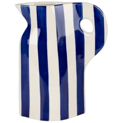 Vase pichet en grès indigo h24cm - Artist