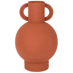 Vase pour fleur séchée terracotta en fer - sweet leaves