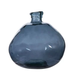 Vase simplicity bleu d33xh33cm en verre