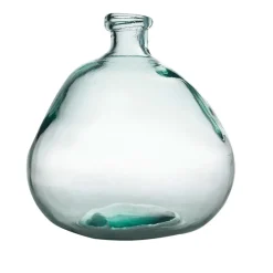 Vase simplicity transparent d20xh23cm en verre
