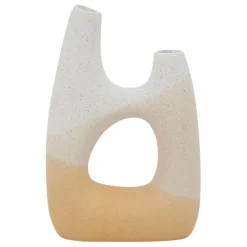 Vase soliflore en grèss moutarde - earth notes