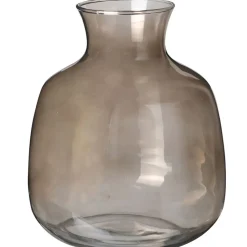 Vase taupe d24xh29cm - litka