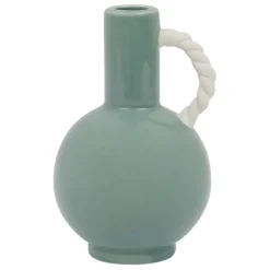Vase vert en grès - funny