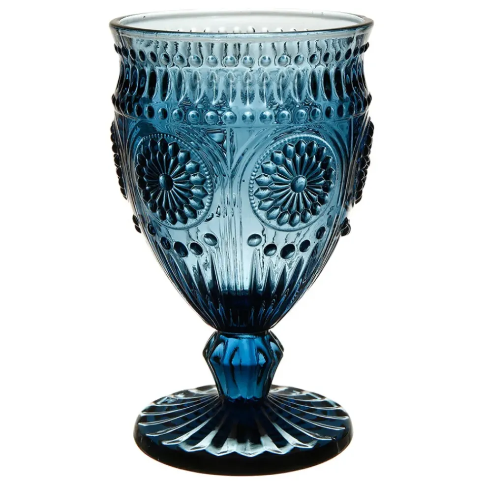 Verre à pied Chambord bleu transparent 25Cl