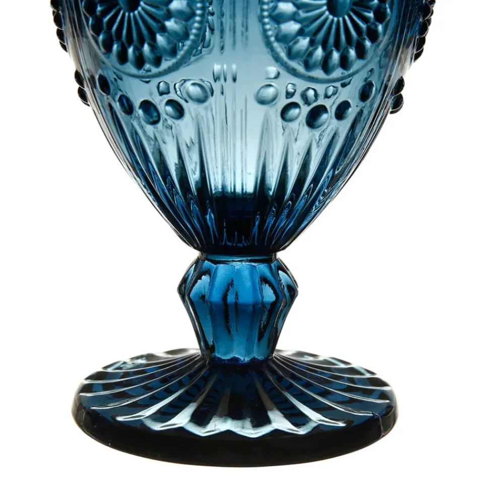 Verre à pied Chambord bleu transparent 25Cl