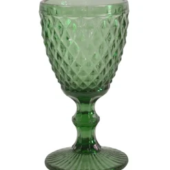 Verre à pied 20cl vert - Diamond