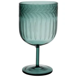 Verre à pied en verre borosilicate émeraude 25cl - Azelie