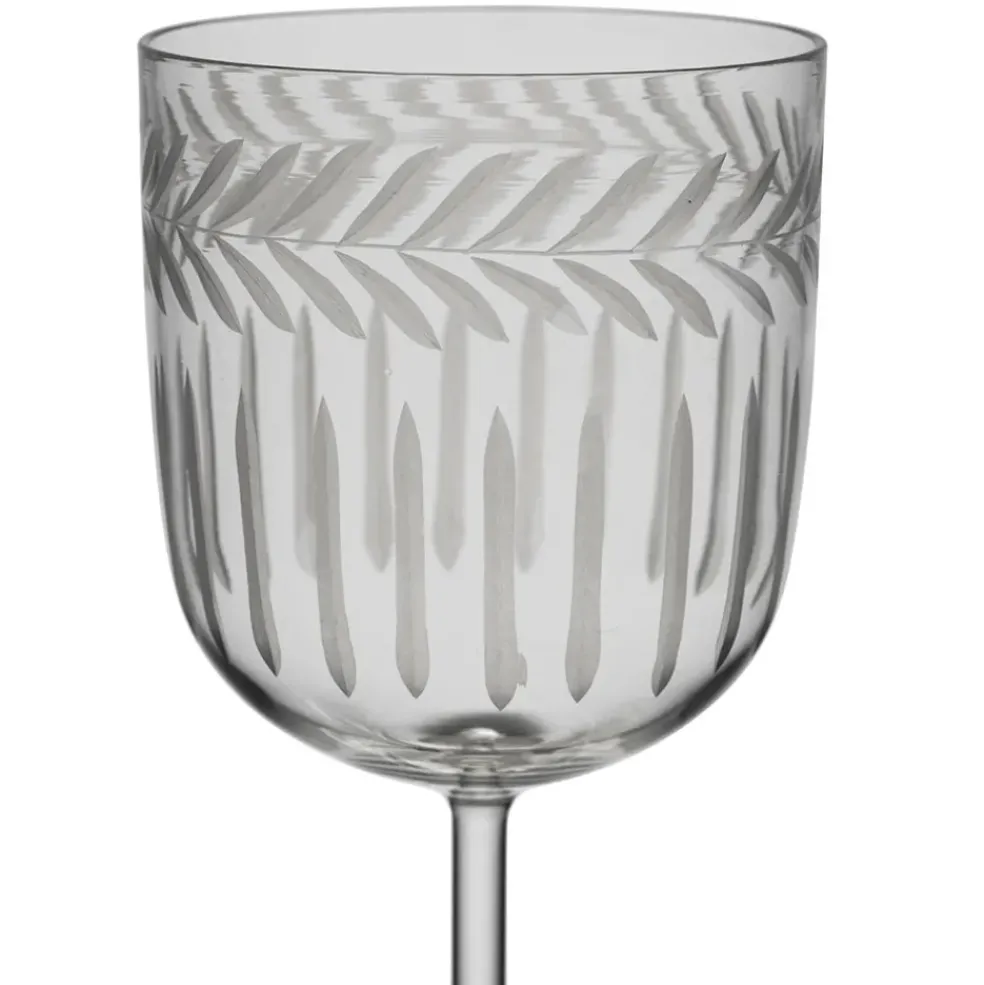 Verre à pied en verre borosilicate transparent 25cl - Azelie