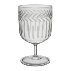 Verre à pied en verre borosilicate transparent 20cl - Azelie