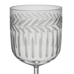 Verre à pied en verre borosilicate transparent 20cl - Azelie